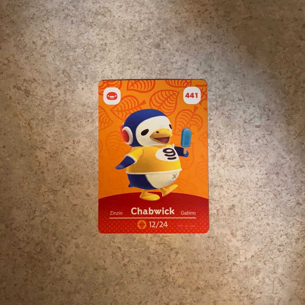 Animal crossing amiibo Chadwick